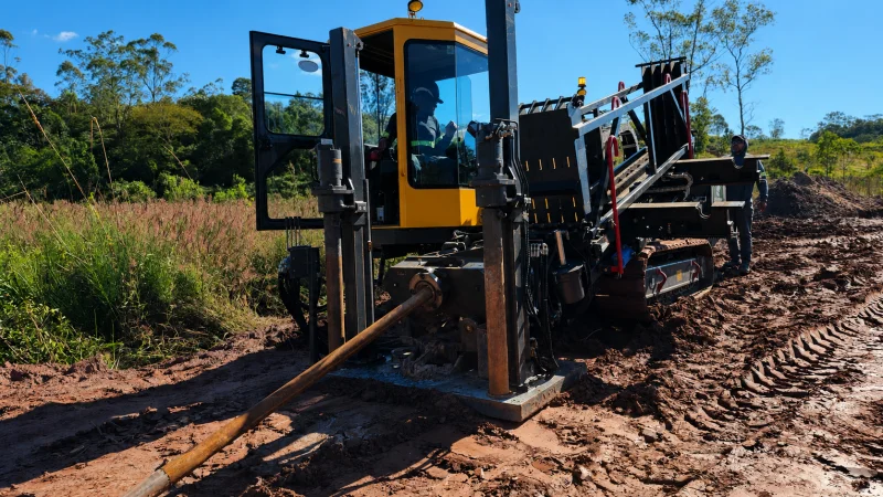 perfuração horizontal não destrutiva